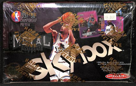 1997-98 skybox metal universe basketball box|skybox metal universe checklist.